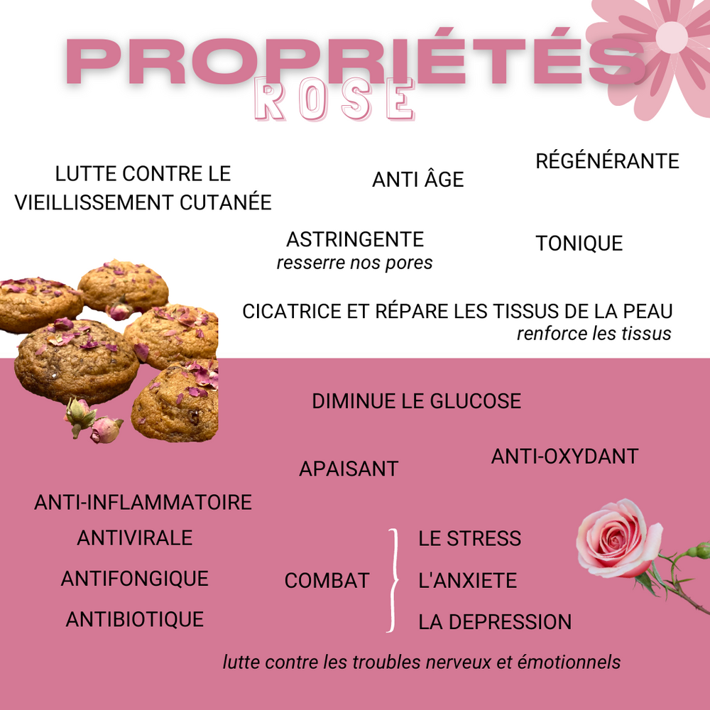 Ecume d'Aphrodite - Cookie CBD - Rose x Gingembre