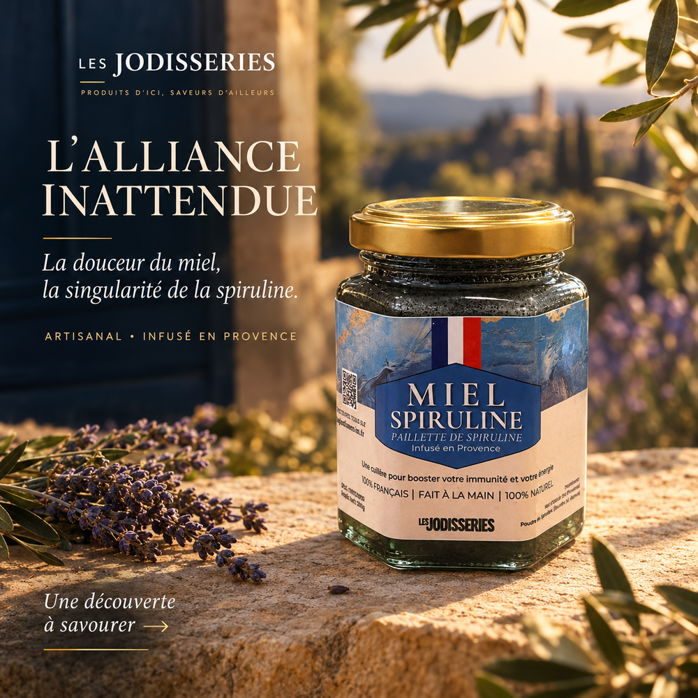 Miel français à la Spiruline - Fatigue - Carences - Sport