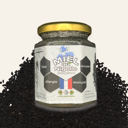 Miel Français au Nigelle 250 g - Immunité - Allergie