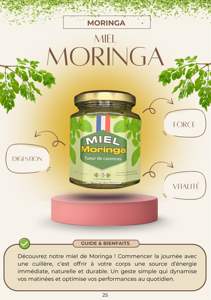 Miel Français au Moringa - Tueur de carence