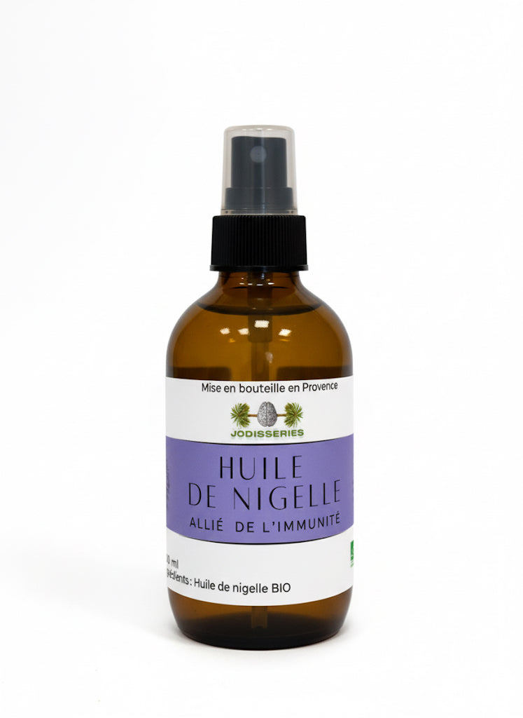 Huile de Nigelle Bio - Huile comestible peau et tout type de cheveux