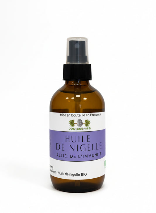 Huile de Nigelle Bio - Huile comestible peau et tout type de cheveux