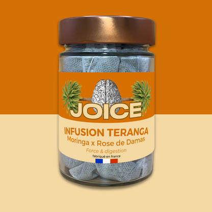 Tisane Moringa et Rose – Force de la Teranga – Antioxydant & Tonus