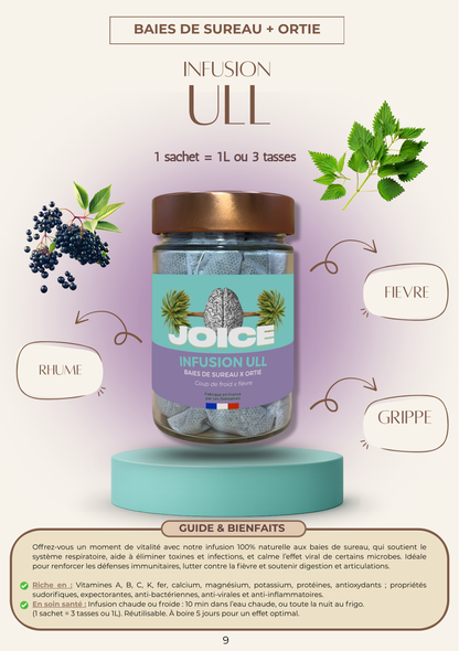 JOICE - Bouclier de Ull -  Grippe & coups de froid - Ortie & Baies de sureaux
