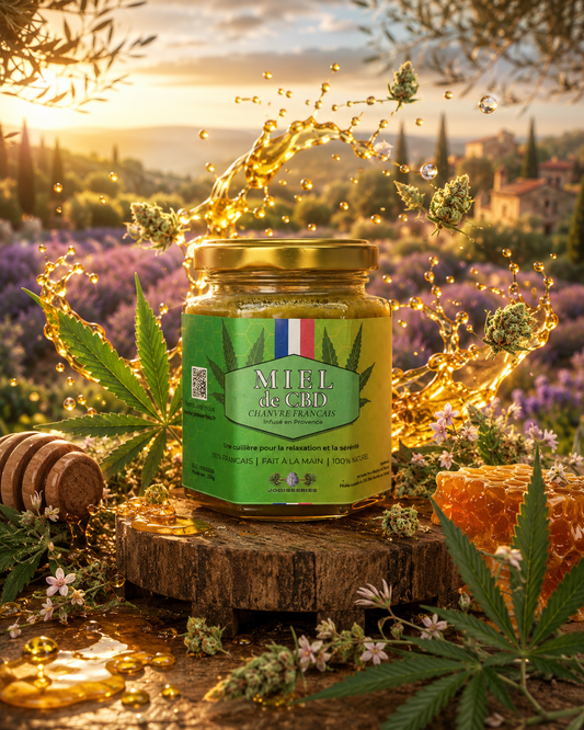 Miel de CBD Français - Détente & Relax