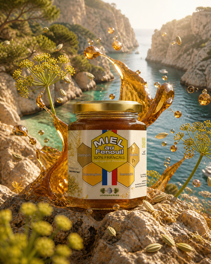 Miel Français de Fenouil - Soutien la digestion - Ballonnements