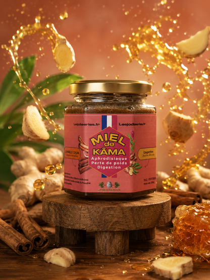 Miel Français de Kâma - Libido & perte de poids - Cannelle - Gingembre