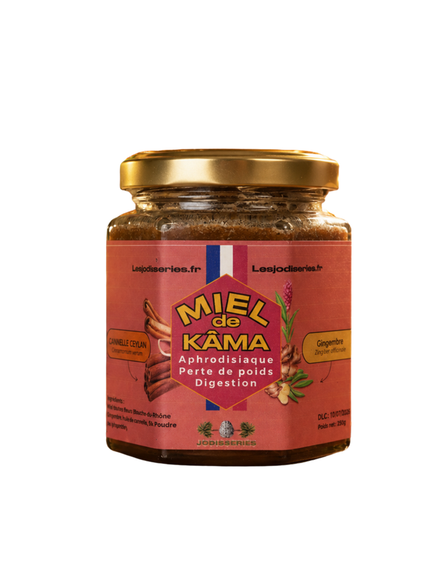 Miel Français de Kâma - Libido & perte de poids - Cannelle - Gingembre