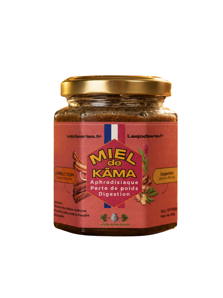 Miel Français de Kâma - Libido & perte de poids - Cannelle - Gingembre