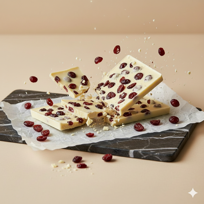 Kraanbere : Tablette de Chocolat blanc au CBD - Cranberry