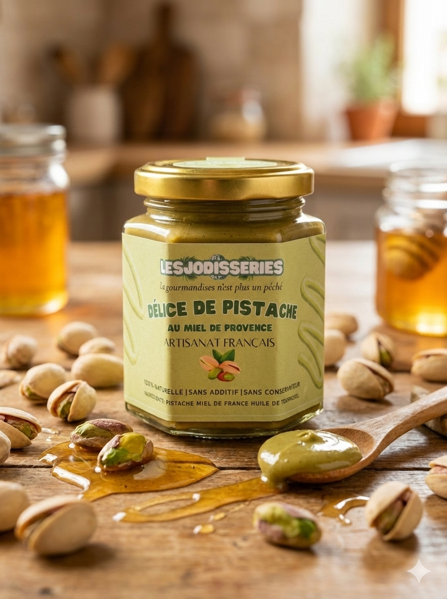 Supreme de pistache - Pâte à tartiner intense (+50% de pistache )