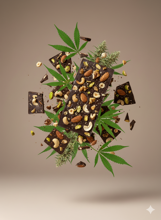 Tablette : chocolat noir - Noisette - Amande - Pistache - Noix de Cajou