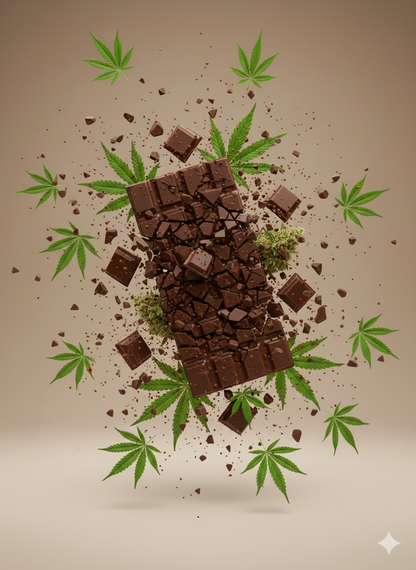 Tablette : chocolat au lait - beurre de cacao CBD