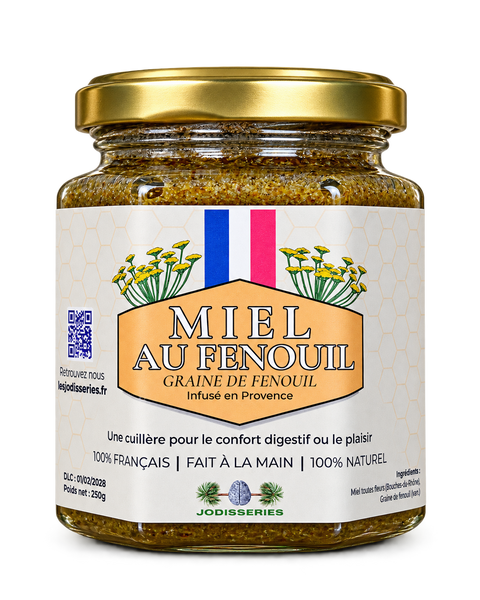Miel Français de Fenouil - Soutien la digestion - Ballonnements