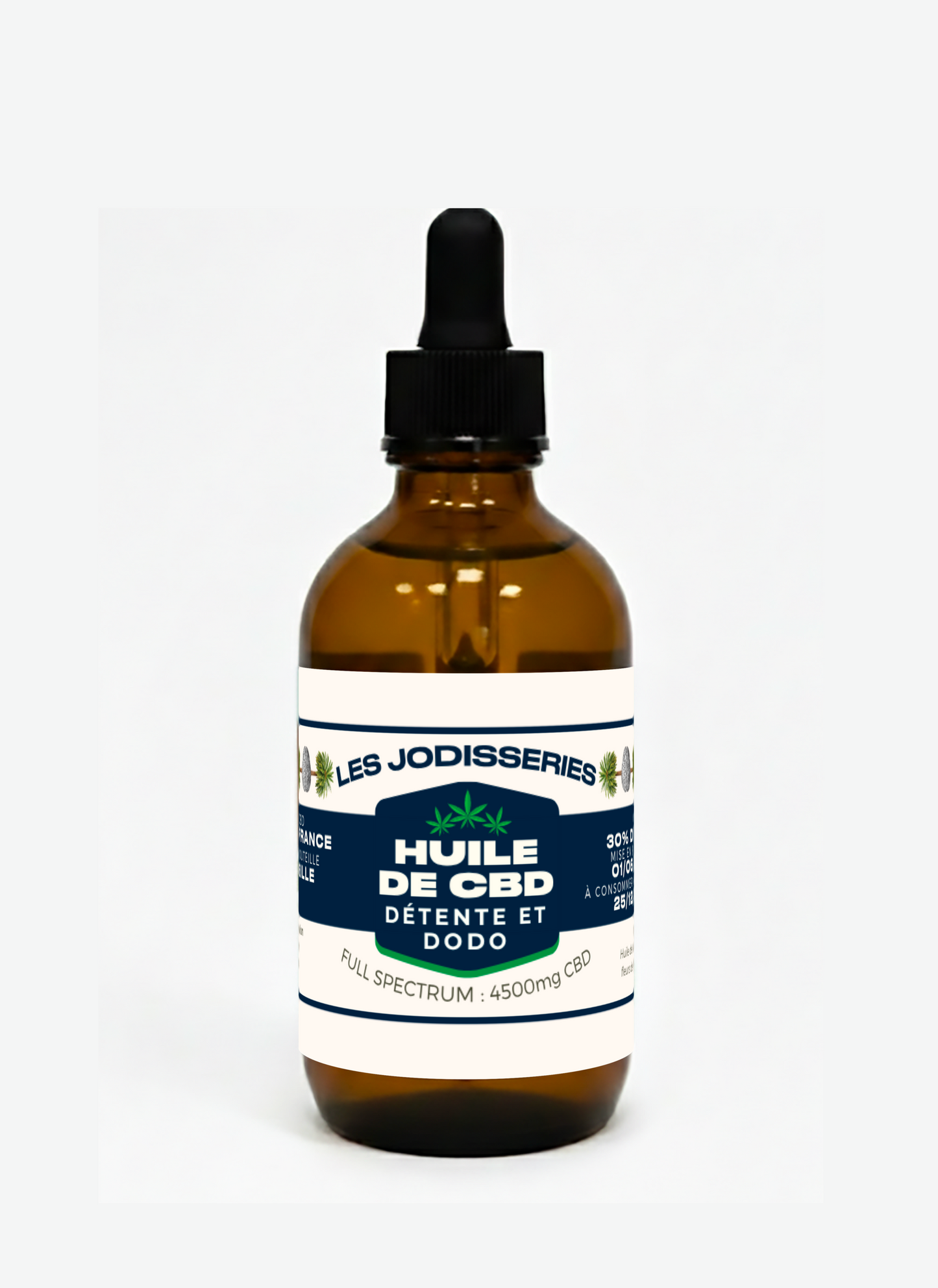 Gouttes de Morphée - Huile de CBD 30% - Anxiété, Douleur et Dodo - 15 ml