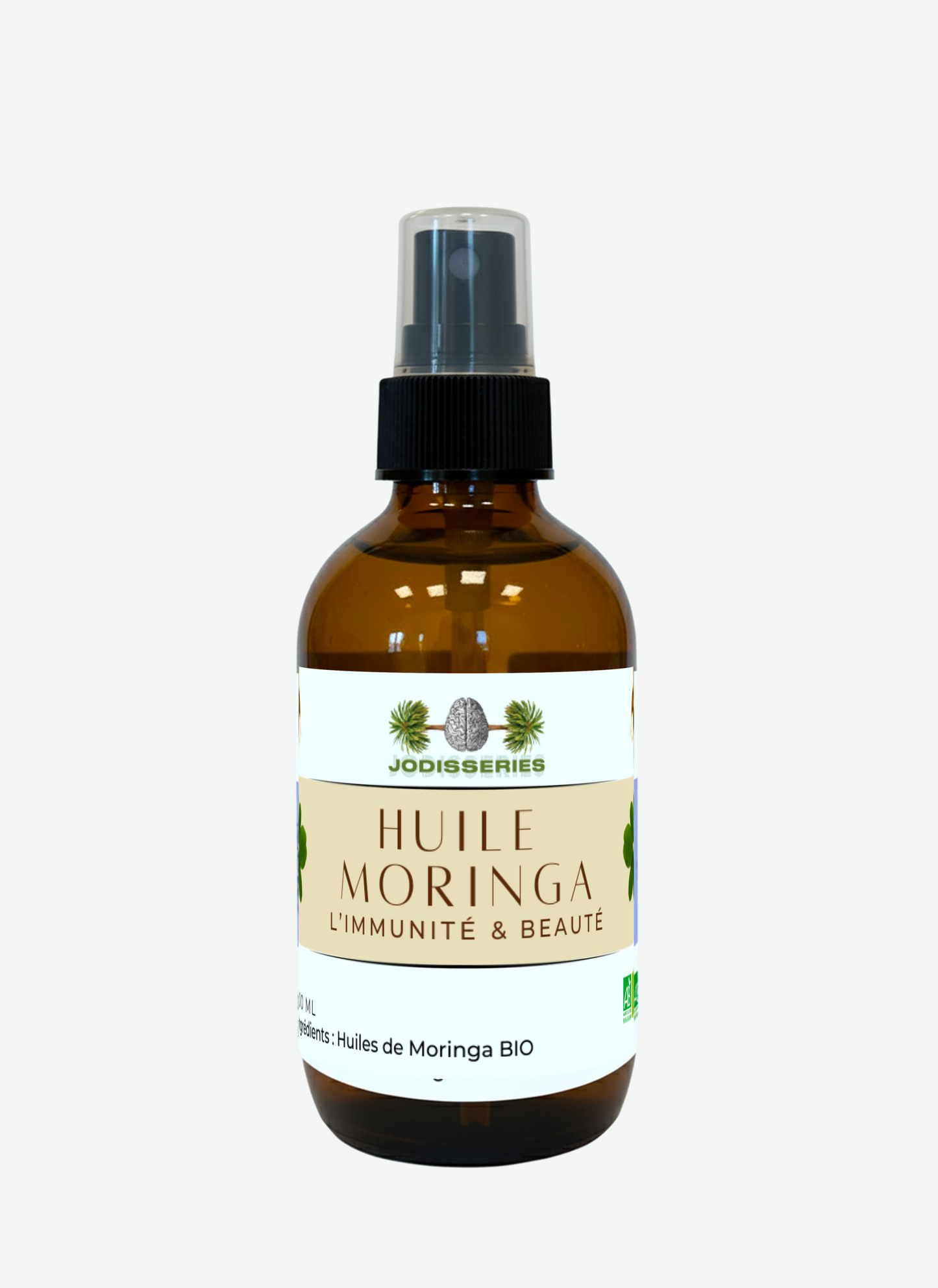 Huile de Moringa 100 ml – Pressée à Froid, 100% Naturelle, Soin Peau & Cheveux