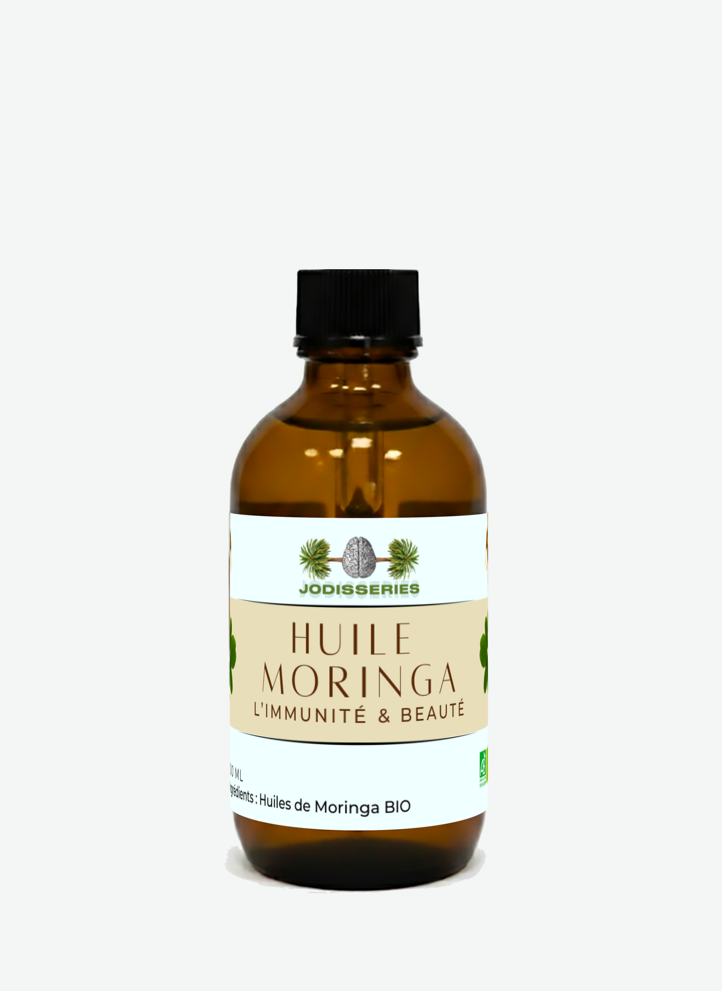 Huile de Moringa 100 ml – Pressée à Froid, 100% Naturelle, Soin Peau & Cheveux