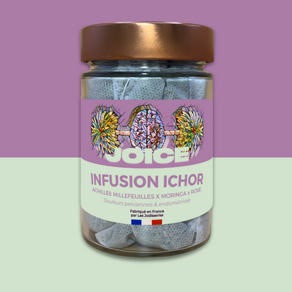 Tisane qui soulage l'endométriose et les règles douloureuses - JOICE - Infusion d'Ichor