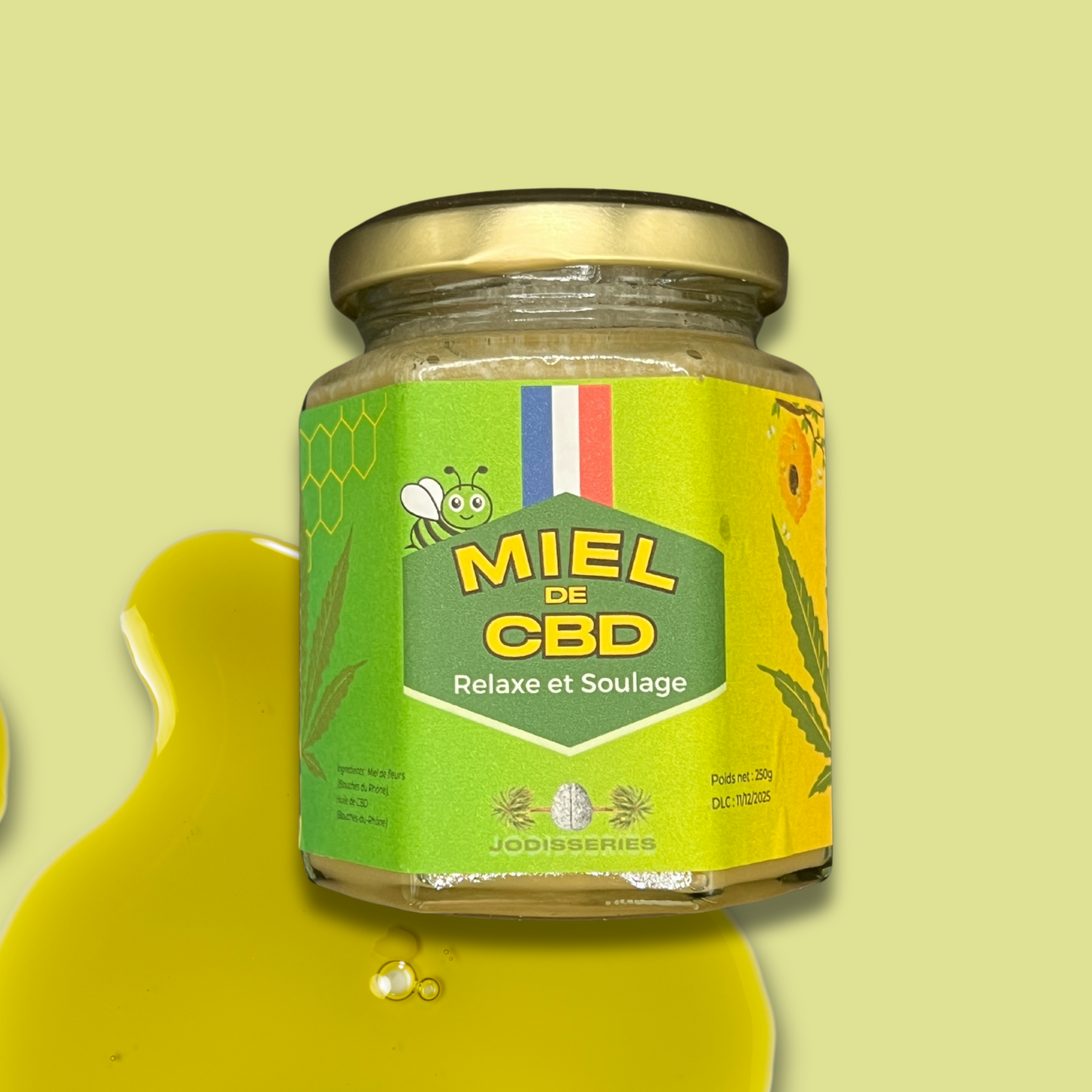 Miel de CBD Français - Détente & Relax