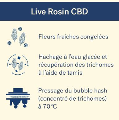 Vape à la live Rosin CBD